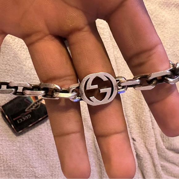 GUCCI INTERLOCKING G BRACELET - Picture 1 of 2